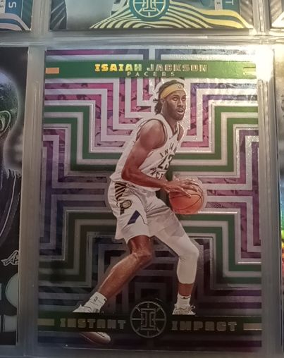 2021-22 Panini Illusions Instant Impact Isaiah Jackson — front