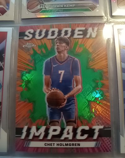 2023-24 Topps Chrome Sudden Impact #SI-23 Chet Holmgren — front