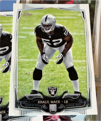 2014 Topps #373 Khalil Mack Rookie Oakland Raiders — front