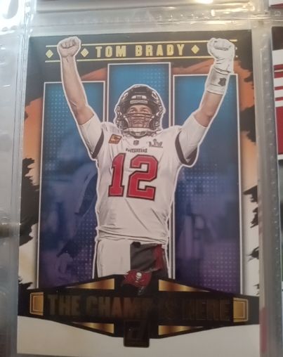 2021 Panini Donruss #CIH-1 Tom Brady The Champ Is Here — front