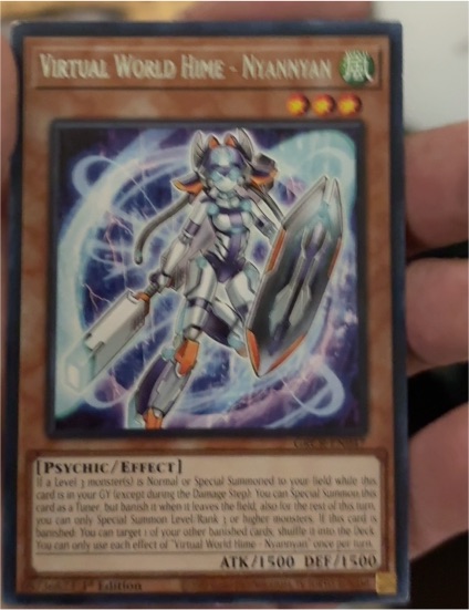 Yu-Gi-Oh! Virtual World Hime - Nyannyan GRCR-EN047 — front