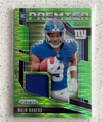2024 Panini Prizm Premier Jerseys #PJ-MNS Malik Nabers — front