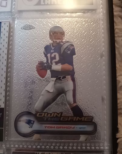 2006 Topps Chrome #OTG1 Tom Brady Own The Game — front