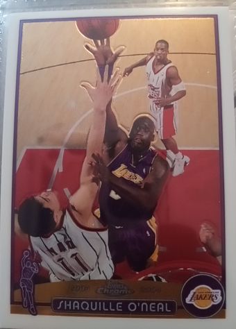 2003-04 Topps Chrome #34 Shaquille O'Neal — front