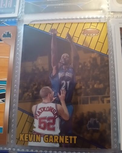 1999-00 Bowman's Best #80 Kevin Garnett — front