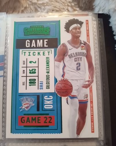 2020-21 Panini Contenders Season Ticket #74 Shai Gilgeous-Alexander — front