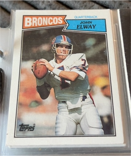 1987 Topps #31 John Elway — front