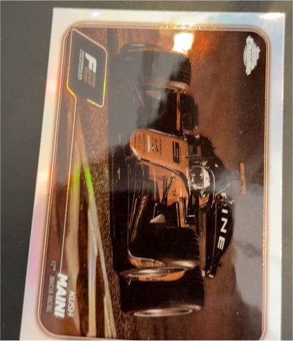 2024 Topps Chrome Formula 1 #99 Kush Maini Sepia Refractor — front