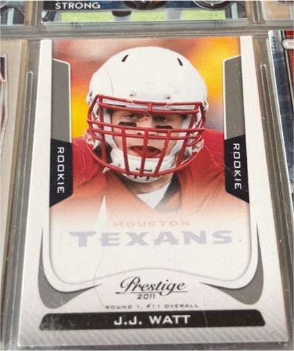 2011 Panini Prestige #244 J.J. Watt Rookie Card — front