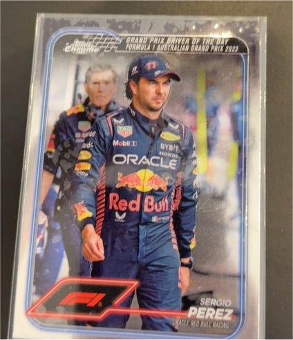 2024 Topps Chrome Formula 1 #161 Sergio Perez — front
