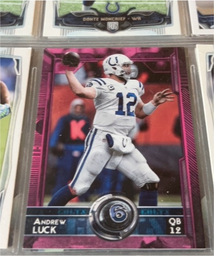 2015 Topps Football #6 Andrew Luck — front