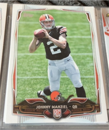 2014 Topps #429 Johnny Manziel — front
