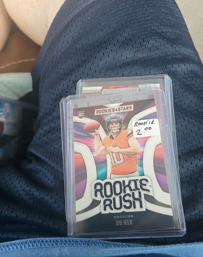 2024 Panini Rookies & Stars - Rookie Rush Bo Nix #RR-BNX — front
