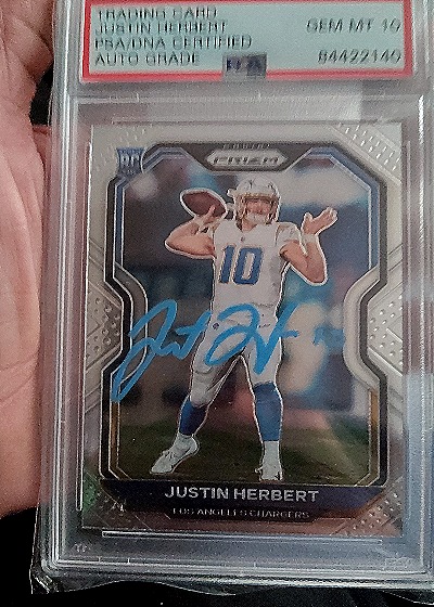 2020 Panini Prizm #325 Justin Herbert — front