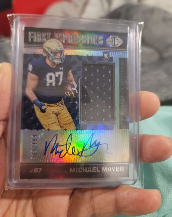 2022 Panini Illusions First Impressions #87 Michael Mayer — front