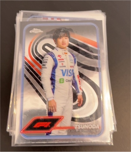 2024 Topps Chrome Formula 1 #17 Yuki Tsunoda — front