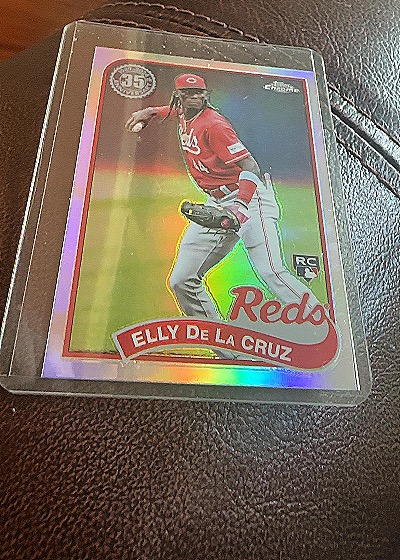 2024 Topps Chrome - 1989 Topps Baseball #89CB-11 Elly De La Cruz — front