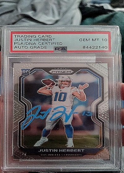 2020 Panini Prizm #325 Justin Herbert — front