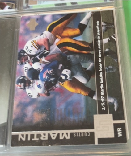 1997 Upper Deck #1/5 Curtis Martin — front