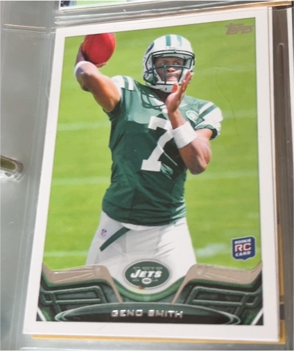 2013 Topps #126 Geno Smith Rookie Card — front