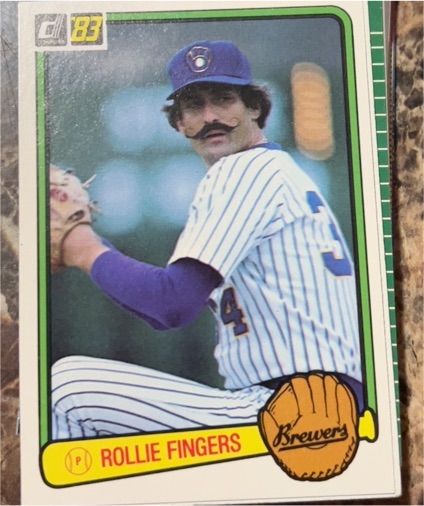 1983 Donruss #78 Rollie Fingers Milwaukee Brewers — front