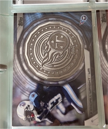 2014 Topps Kickoff Coins #NFLKC-KW Kendall Wright — front