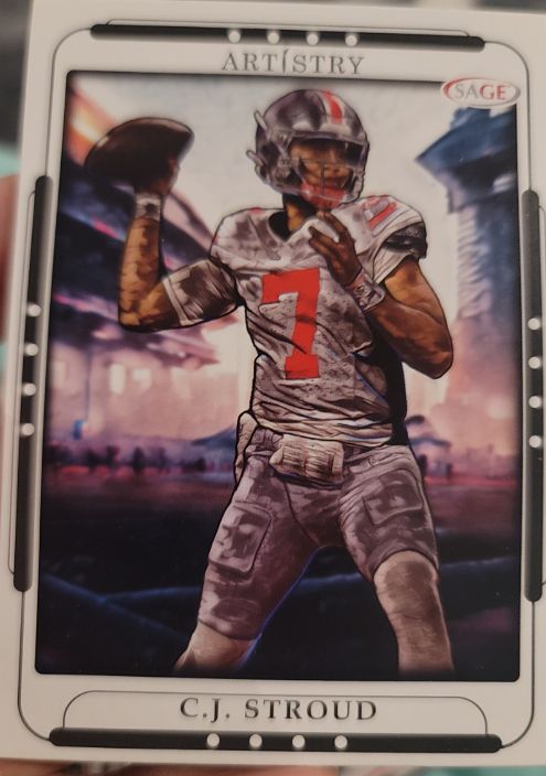 2023 Sage Artistry #29 C.J. Stroud — front