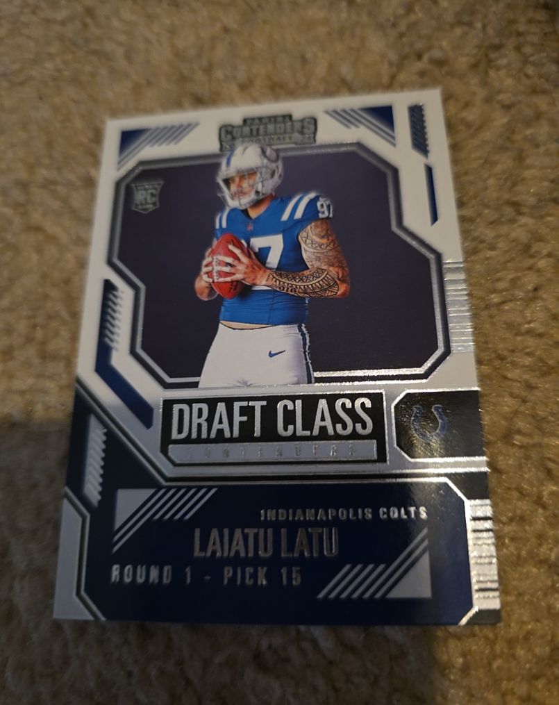 2024 Panini Contenders Draft Class #24 Laiatu Latu — front