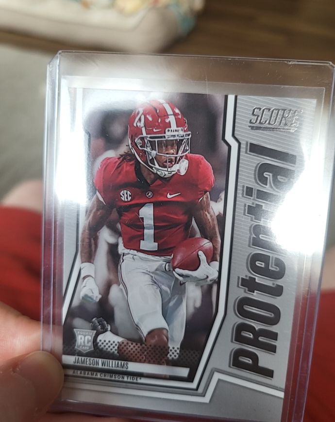 2022 Panini Score #P-JW Jameson Williams PROtential — front