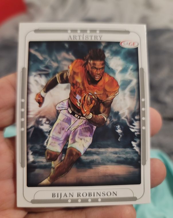 2023 SAGE Artistry #15 Bijan Robinson — front