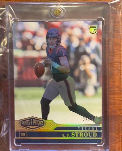 2023 Panini Plates & Patches #163 C.J. Stroud — front