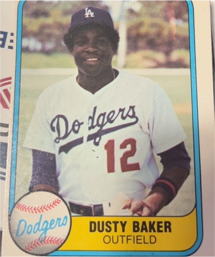 1981 Fleer #115 Dusty Baker — front