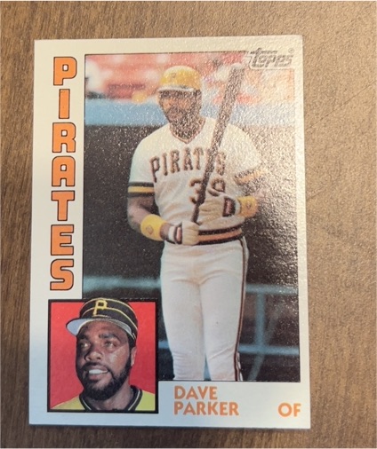 1984 Topps #775 Dave Parker — front