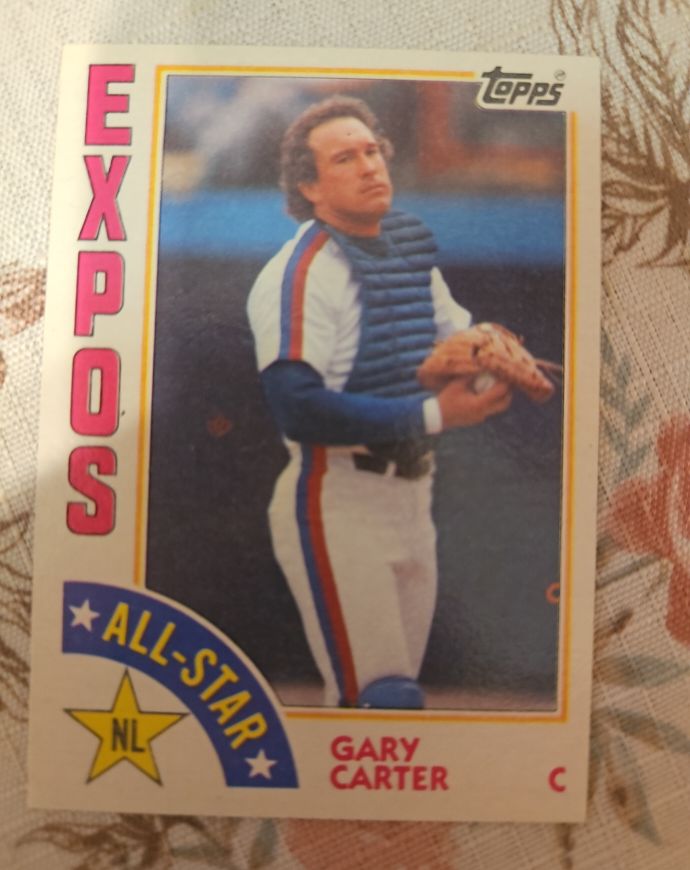1984 Topps #393 Gary Carter — front
