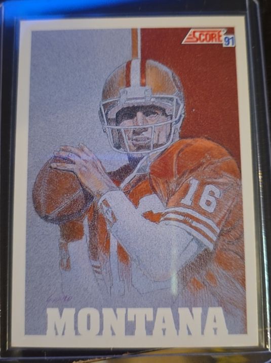 1991 Score #620 Joe Montana Team MVP — front