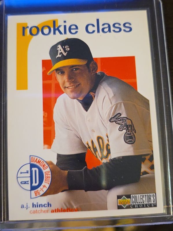 1998 Upper Deck Collector's Choice #416 A.J. Hinch — front