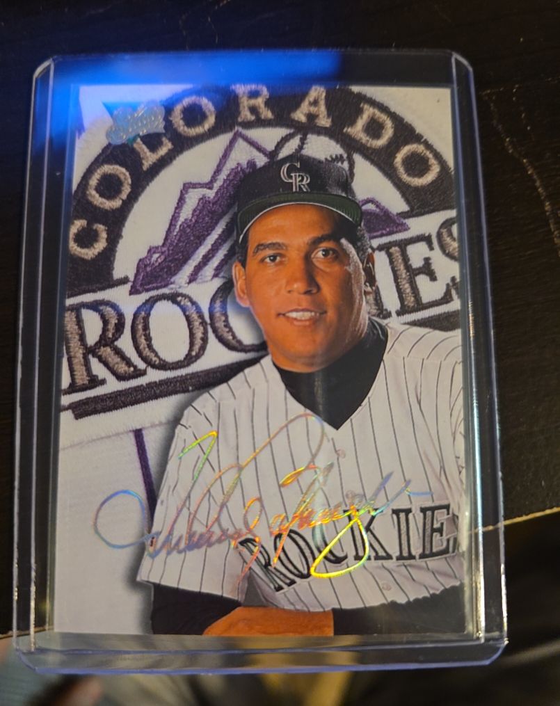 1993 Leaf Studio #163 Andres Galarraga — front