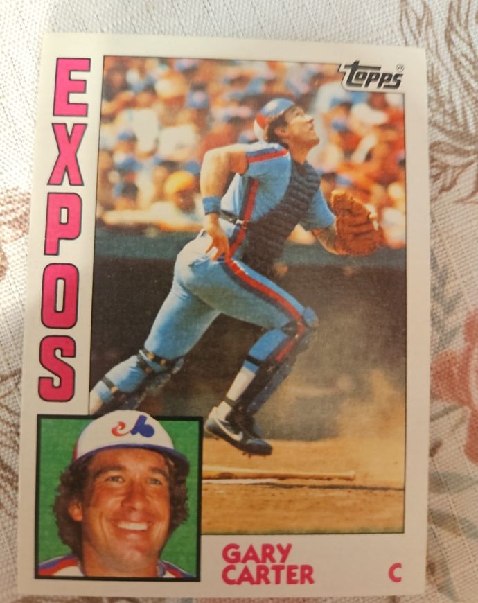 1984 Topps #450 Gary Carter — front