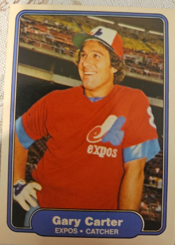1982 Fleer #185 Gary Carter — front