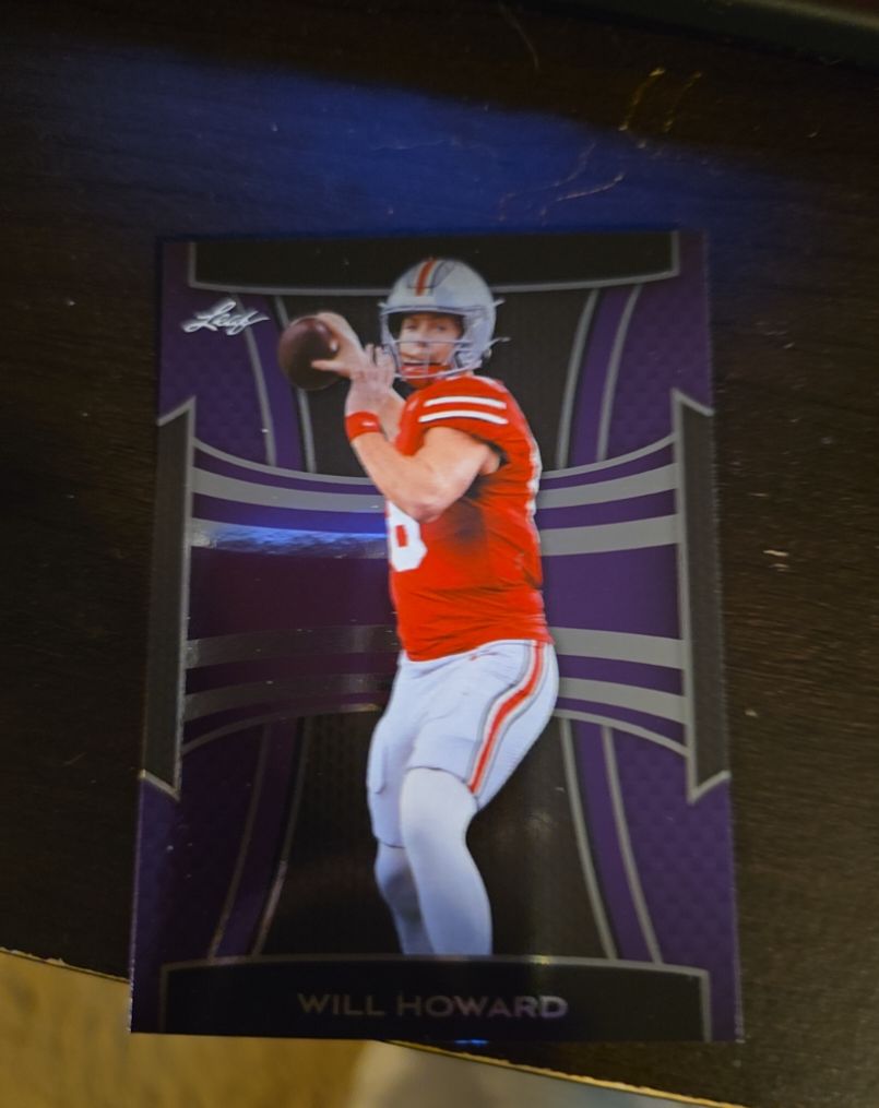 2023 Leaf Will Howard — front