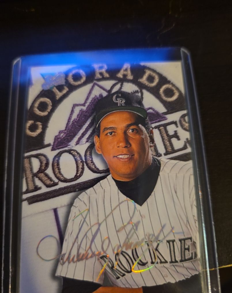 1993 Leaf Studio #163 Andres Galarraga Colorado Rockies — front