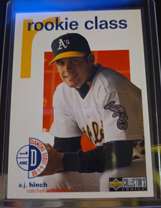 1998 Upper Deck Collector's Choice #416 A.J. Hinch — front