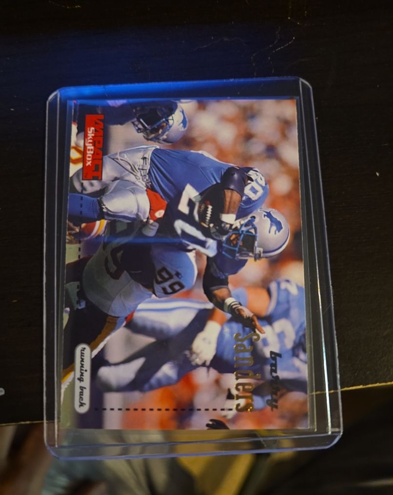 1996 SkyBox Impact #48 Barry Sanders — front