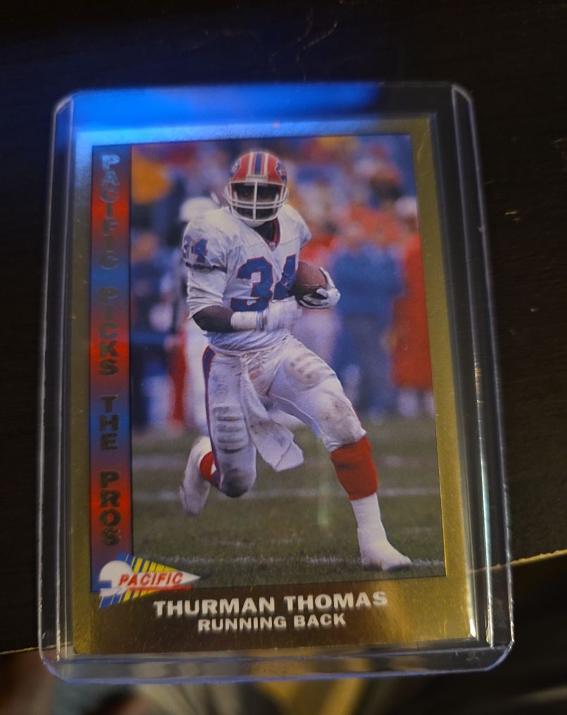 1992 Pacific Picks The Pros #6 Thurman Thomas — front