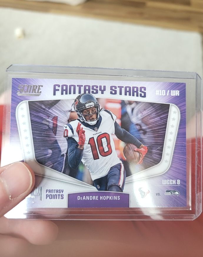 2018 Panini Score Fantasy Stars #10 DeAndre Hopkins — front