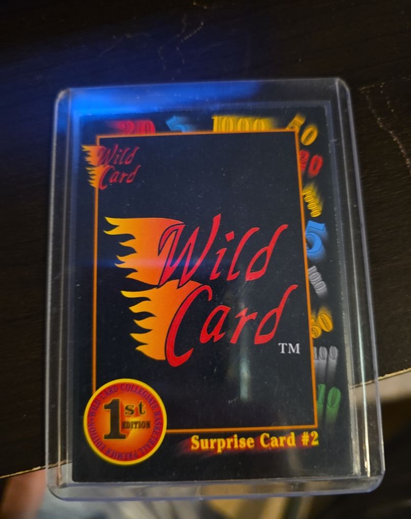 1992 Wild Card Surprise Card #2 — front