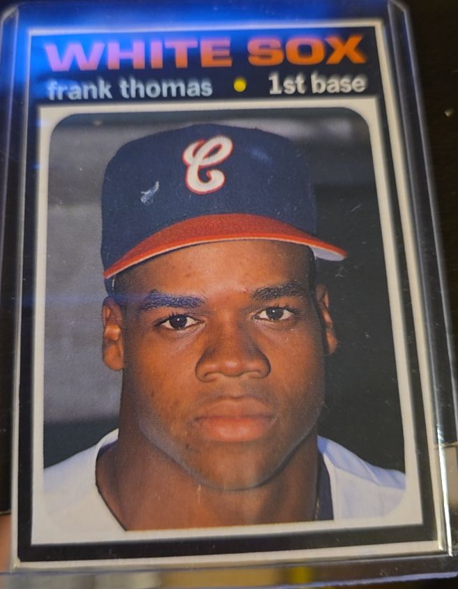 1991 SCD Baseball Pocket Price Guide Monthly #7 Frank Thomas — front