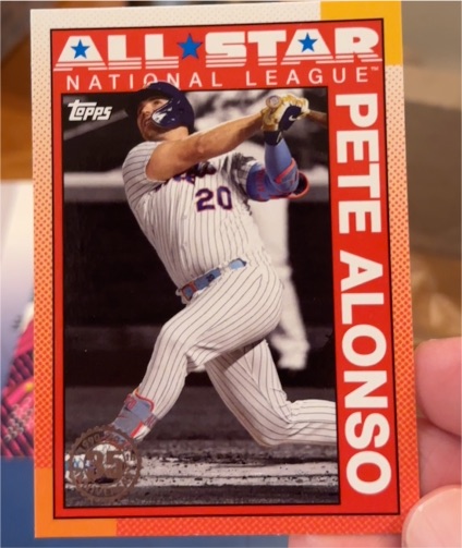 2025 Topps Series 2 #90AS-15 Pete Alonso 1990 Topps Baseball 35th Anniversary All-Stars — front
