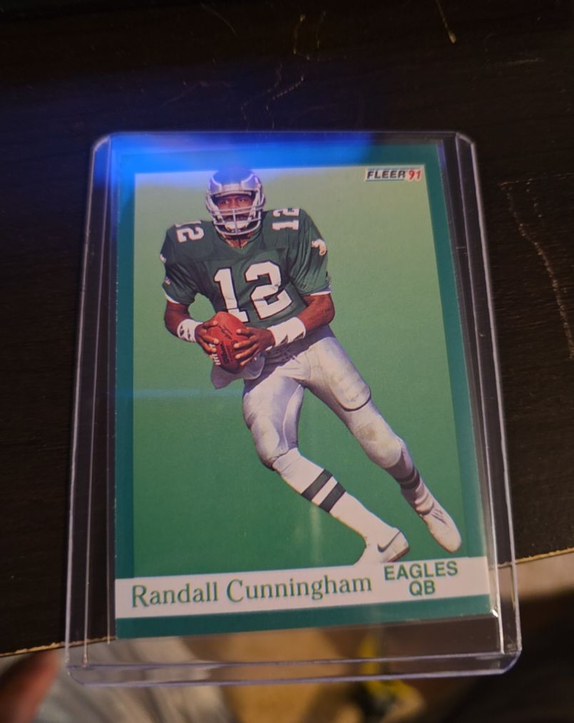 1991 Fleer #326 Randall Cunningham — front