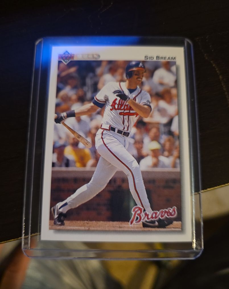 1992 Upper Deck #495 Sid Bream — front